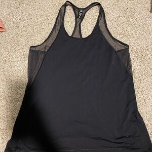 Victoria Sport Black Mesh Racerback Tank